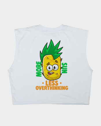 tank top blanco more sun summer club