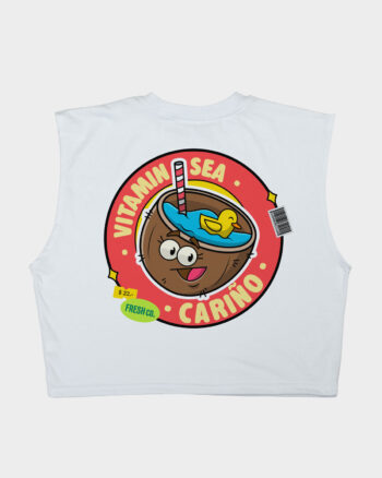 tank top blanco vitamin sea cariño premium summer club