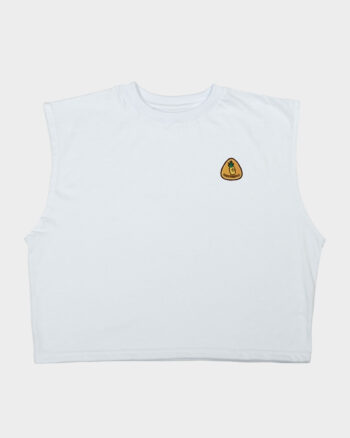 tank top blanco frente piña summer club