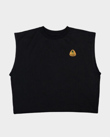tank top negro frentre piña summer club